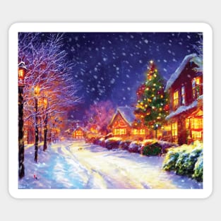 Christmas In Town - Scene 4 Sticker